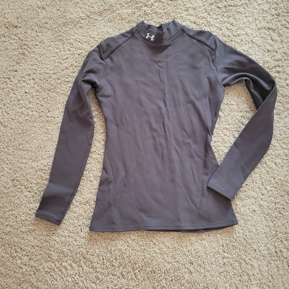 Under Armour Women's Charcoal Long Sleeve Cold Gear